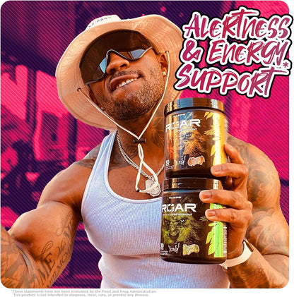 Rule1 R1 Roar Ferocious Pre-Workout Powder 285 g, Wild Grape (30 Servings)