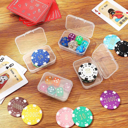 12 Pcs Small Clear Organizer Storage Containers,Mini Storage Containers Box with Lid,for Storage of Small Items, Crafts, Jewelry, and Other Small Items(2.5 x 1.7 x 0.8 Inches)