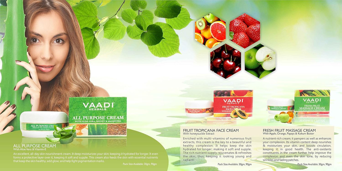 Vaadi Herbals Lavender Anti Ageing Massage Cream, 50g