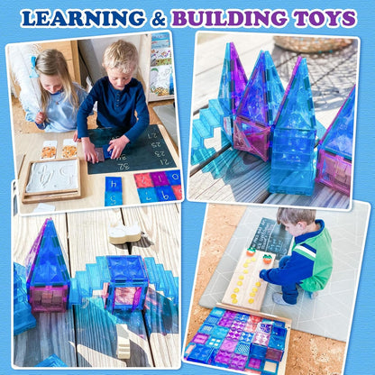 Diamond Magnetic Building Blocks - Princess Toys for 3-8 Year Old Girls & Boys - 3 4 5 6 Year Old Girl Birthday Xmas Present