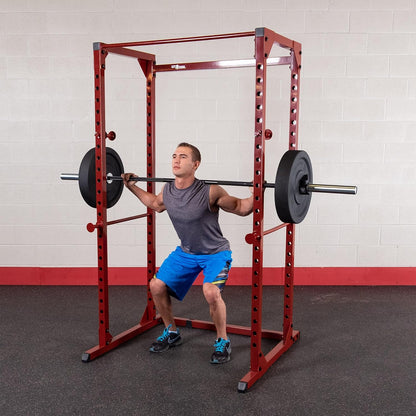 Best Fitness Power Rack, Red