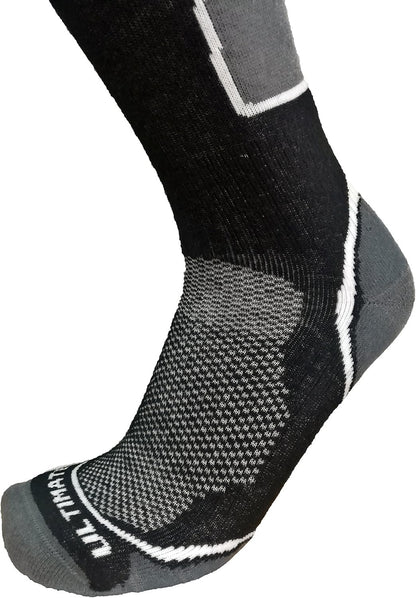 Ultimate Socks Mens Midweight Merino Wool Ski Snowboard Warm Socks