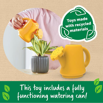 Learning Resources Growing Greenhouse Color and Number Eco Friendly Playset - Preschool Learning Toys, Fine Motor Skills Toys for Kids Flower Garden Toy Ages 18+ Months