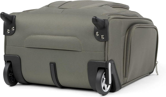 Travelpro Luggage Maxlite 5 Softside Lightweight Rolling Underseat Compact Carry on Upright 2 Wheel Bag, Men and Women, Slate Green, 15-Inch, Slate Green, 15-Inch, Maxlite 5 Rolling Underseat Compact