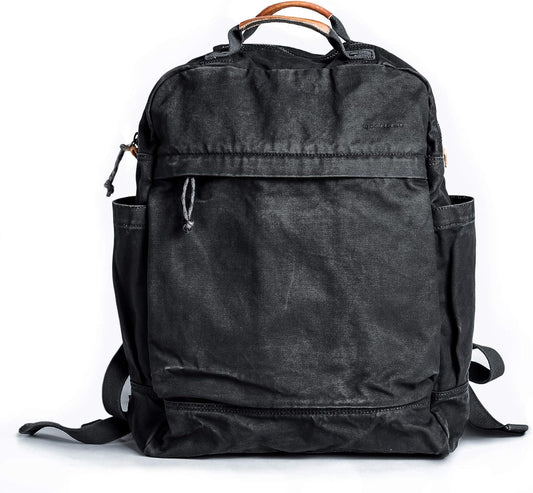 Gootium Canvas Backpack - Vintage Style Cloth Bag Men's Casual Daypack Laptop Outdoor Travel Rucksack