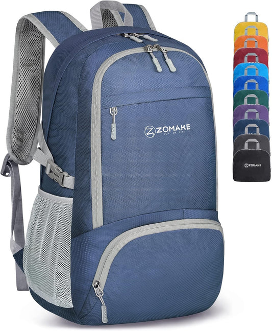 ZOMAKE Foldable Backpack - Lightweight Folding Packs 30L, Packable Hiking Daypack for Travel Outdoor Camping