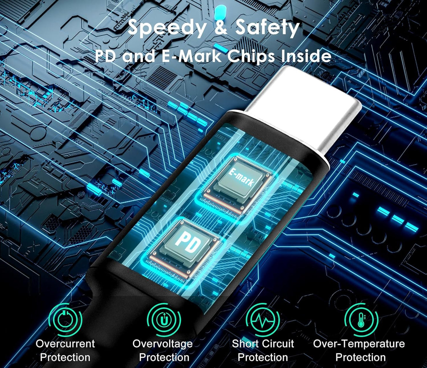 USB C to DC Adapters 10PCS Power Plug Kit, Universal Charger Supply 100W PD Power Cable & 5.5x2.1mm Round Barrel Jack for Sony Toshiba Samsung Acer Asus Lenovo Dell HP Laptop Charging Connector Tips