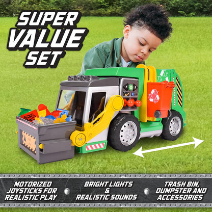 Maxx Action Recycle Series Realistic Play Vehicle Trucks