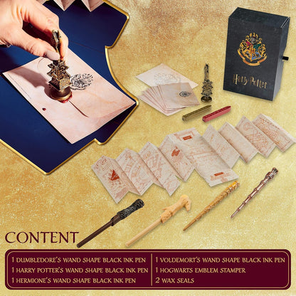 Harry Potter Stationery Set with Magic Pens, Envelopes, Writing Paper, Children and Adults, Letter Writing Set