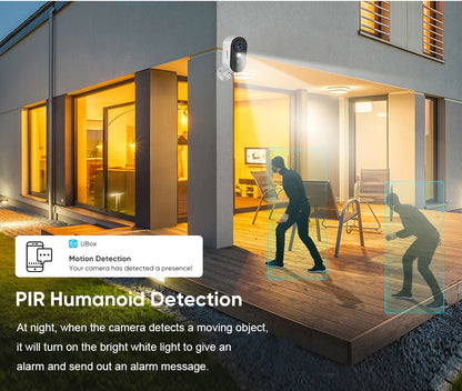LS VISION Cellular Security Camera Indoor Built-in SIM Card, 2K No Wi-Fi Security Camera Portable, LTE Cameras with 6000mAh Battery, PIR Motion Detection, Color Night Vision, 2-Way Audio, TF/Cloud