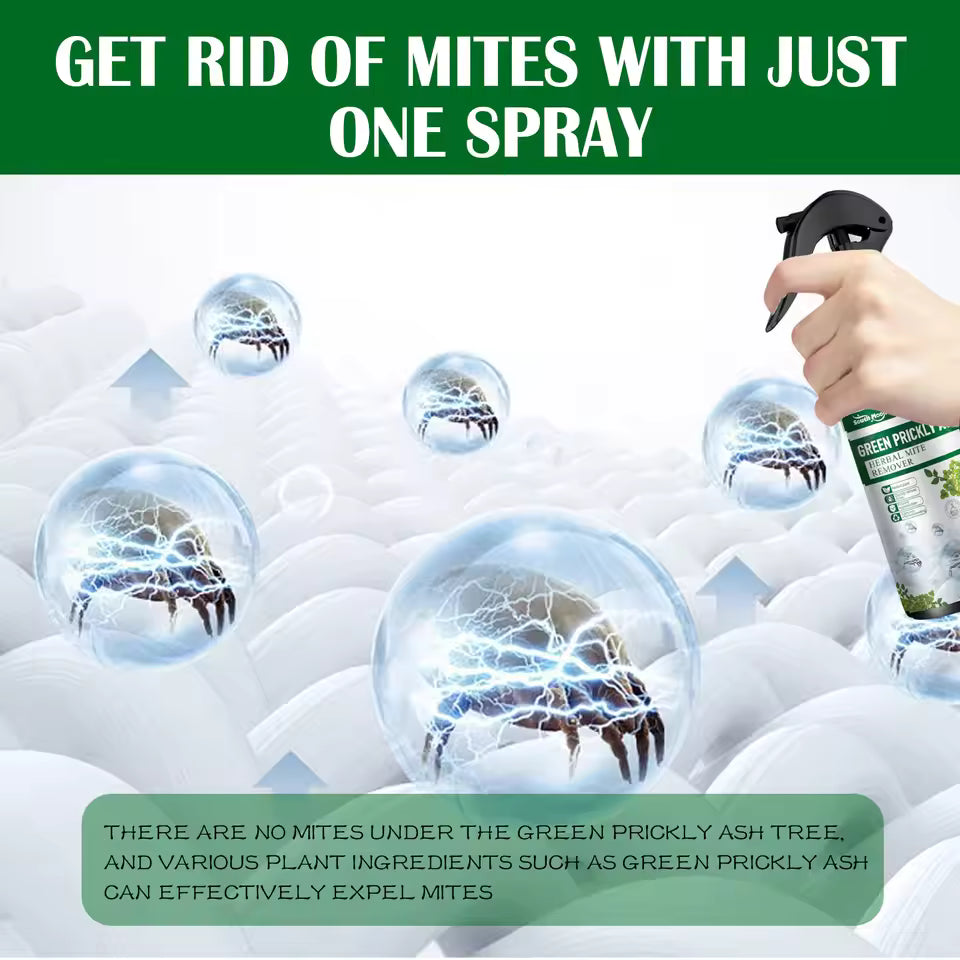 Anti Dust Mite Spray 300ml - Kills 99% of Mites - 16 Months Use - Laboratory Tested - Natural & Chemical Free - Allergist Recommended