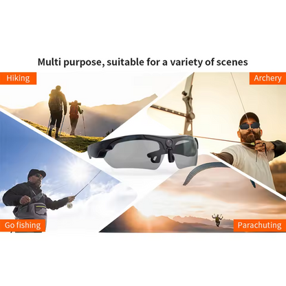 Wearable HD 1080P Camera Outdoor Glasses