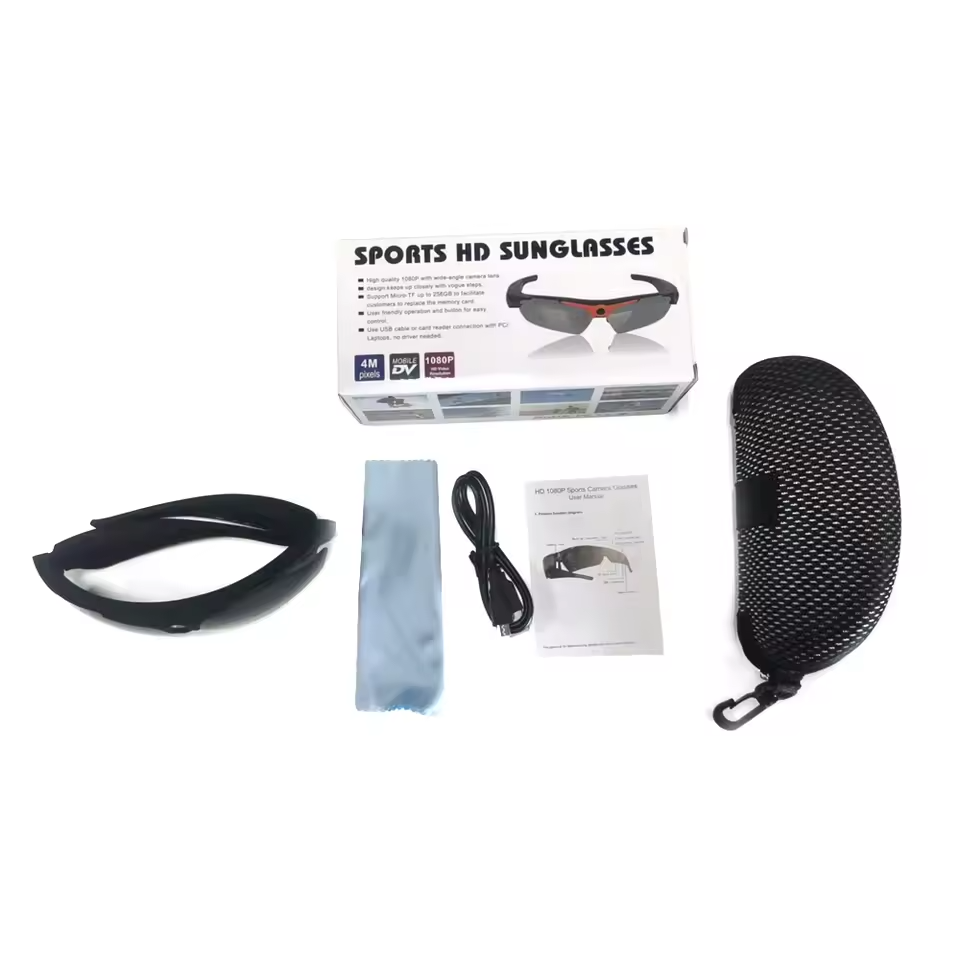 Wearable HD 1080P Camera Outdoor Glasses
