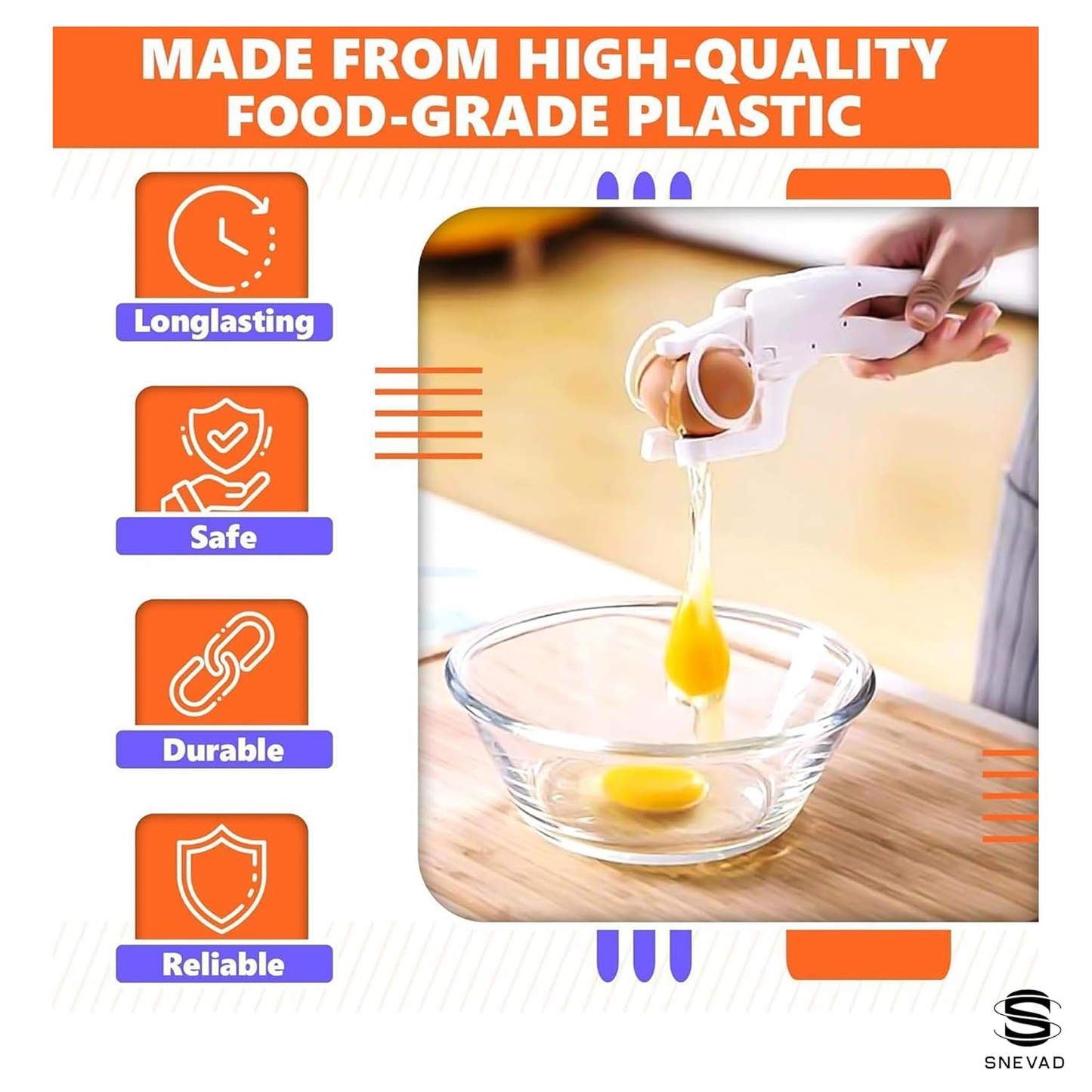 Handheld Egg Cracker