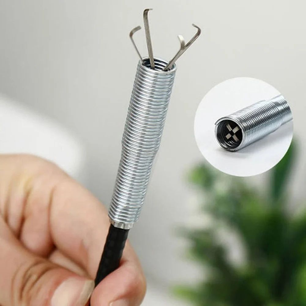 Drain Block Remover (90cm): Cleaning Tool For Pipes, Clogged Drains