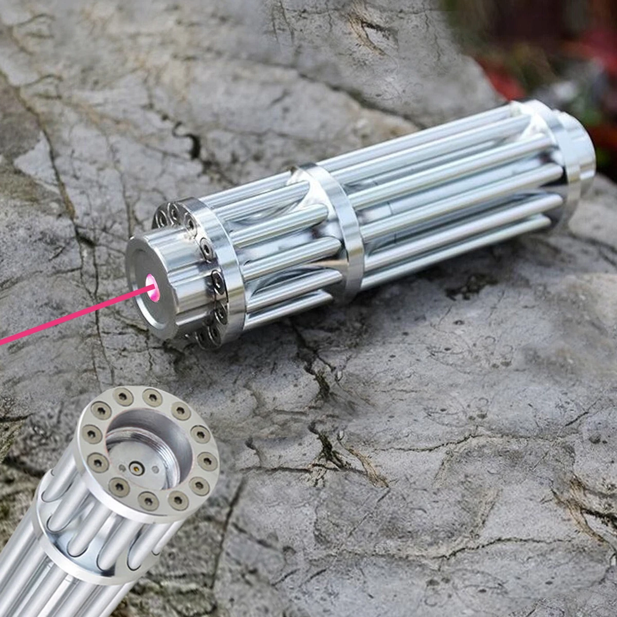 Laser Pointer Pen Visible Beam Light Zoom Adjustable Focus Lazer Torch