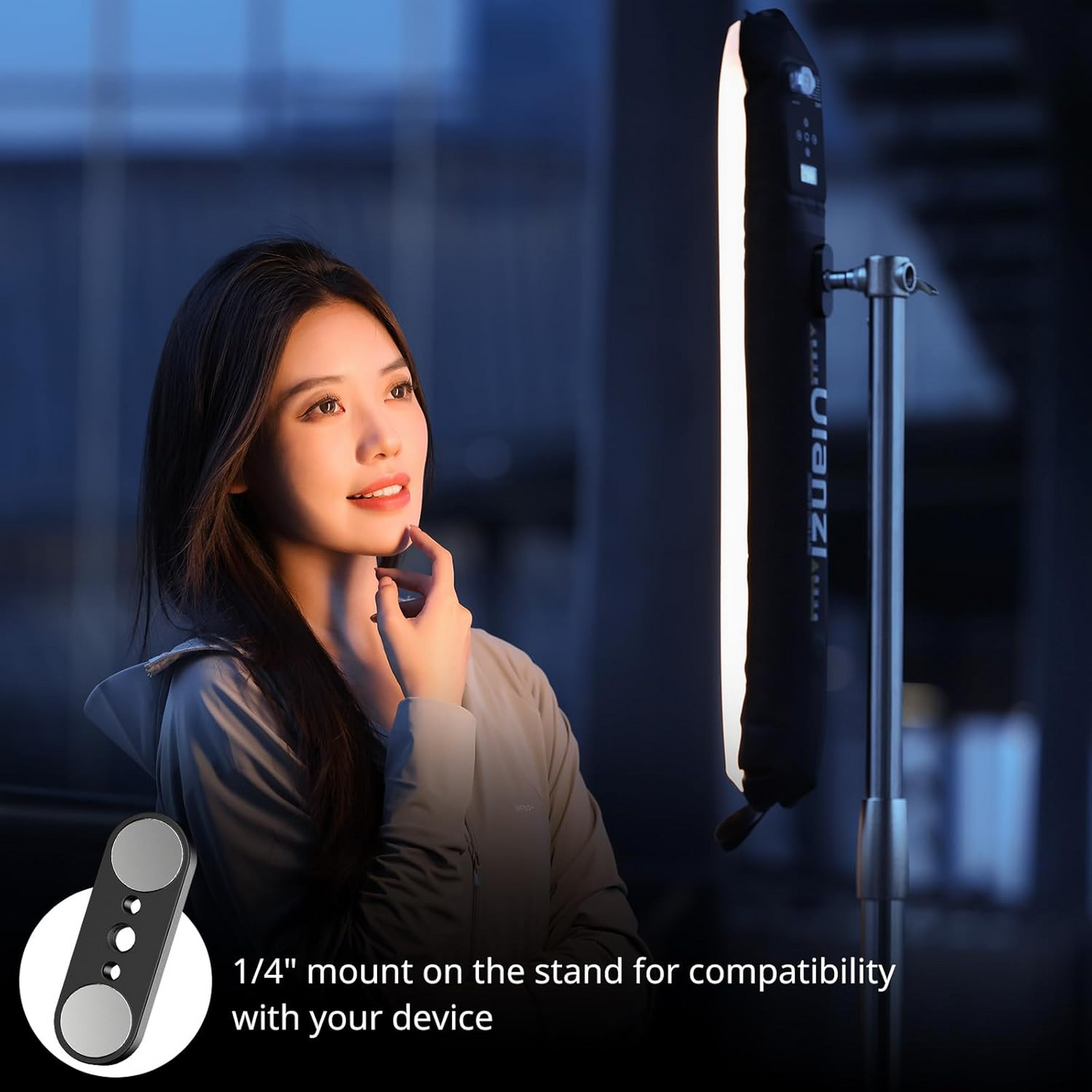 Inflatable Tube Light, Foldable LED Video Light for Photography